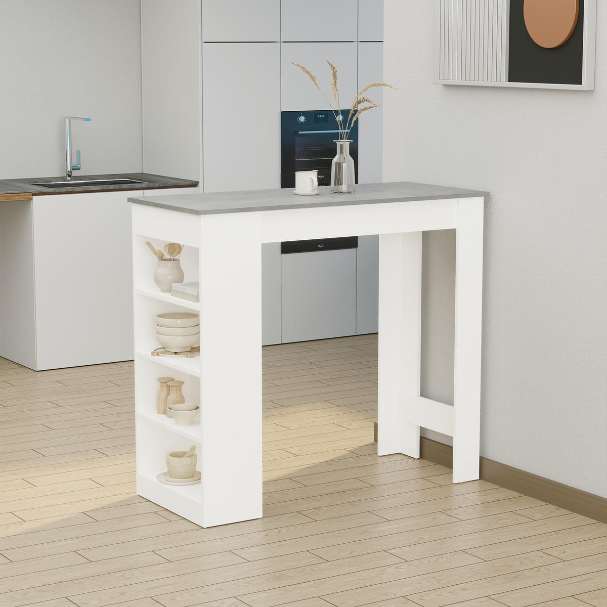 BARTISCH Grau 1 Stück - Grau, Kunststoff (115/50/102.7cm) - GiPP