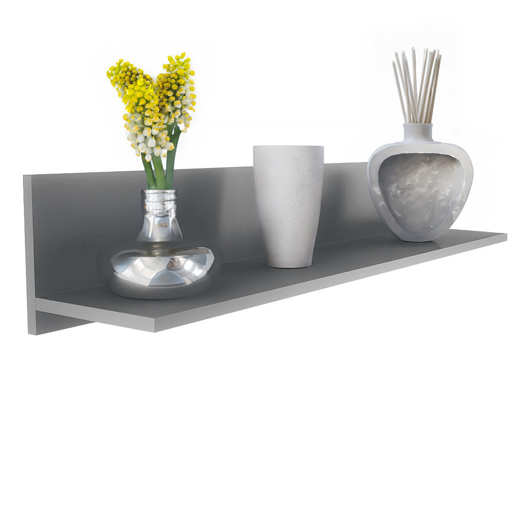 WANDREGAL Skadu Anthrazit matt - Anthrazit, Holzwerkstoff (97.5/18.5/18.5cm) - Vladon
