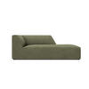 CHAISELONGUE rechts Ruby aus Cord grün - Grün, Textil (93/69/180cm) - Micadoni