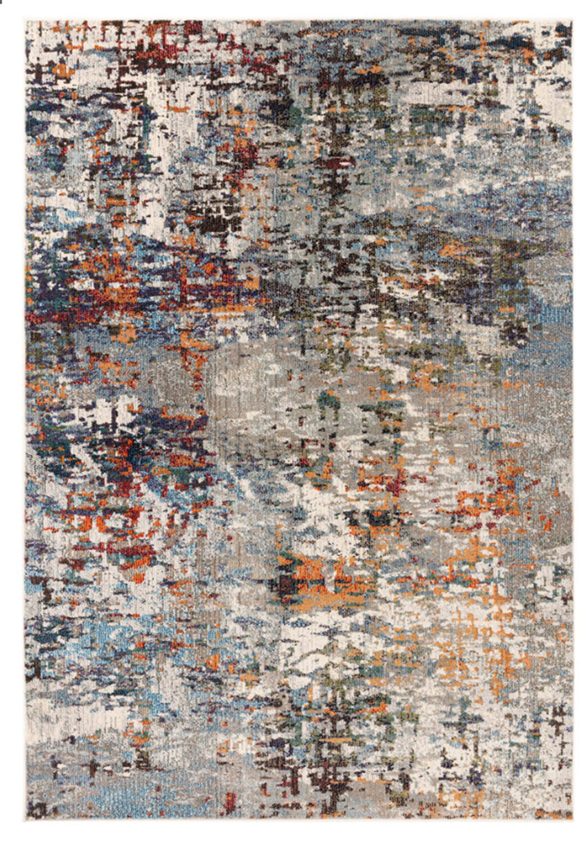 TEPPICH modern Flachgewebe OURAL Mehrfarbig 120 x 170 cm - Multicolor, Textil (120/170cm) - Novatrend