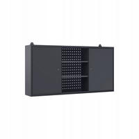 WERKZEUGSCHRANK BEN - Anthrazit, Metall (120/60/20cm) - Jan Nowak