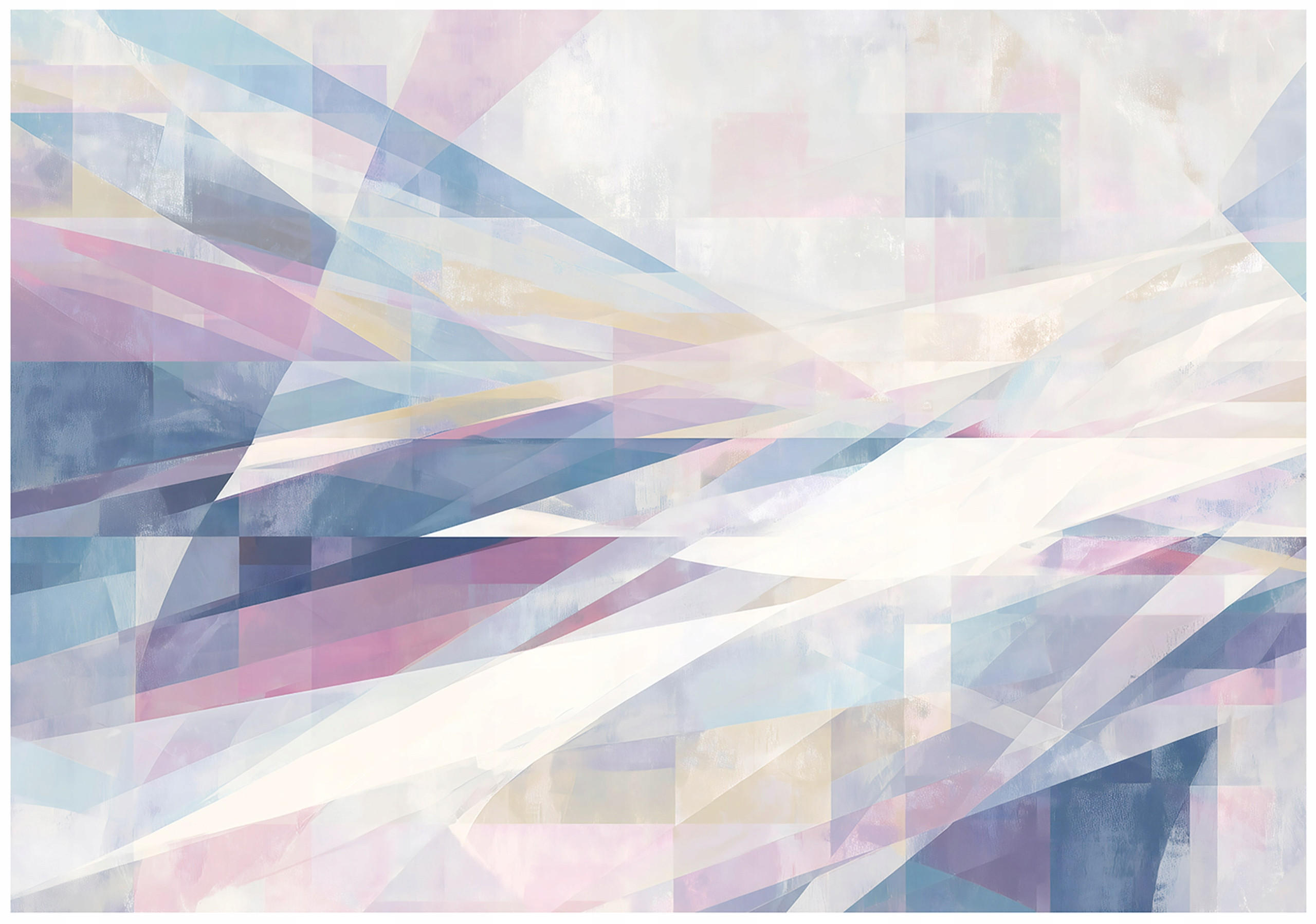 FOTOTAPETE Abstrakt Modern Lila 200x140 cm - Multicolor, Papier (200/140cm) - Wallarena