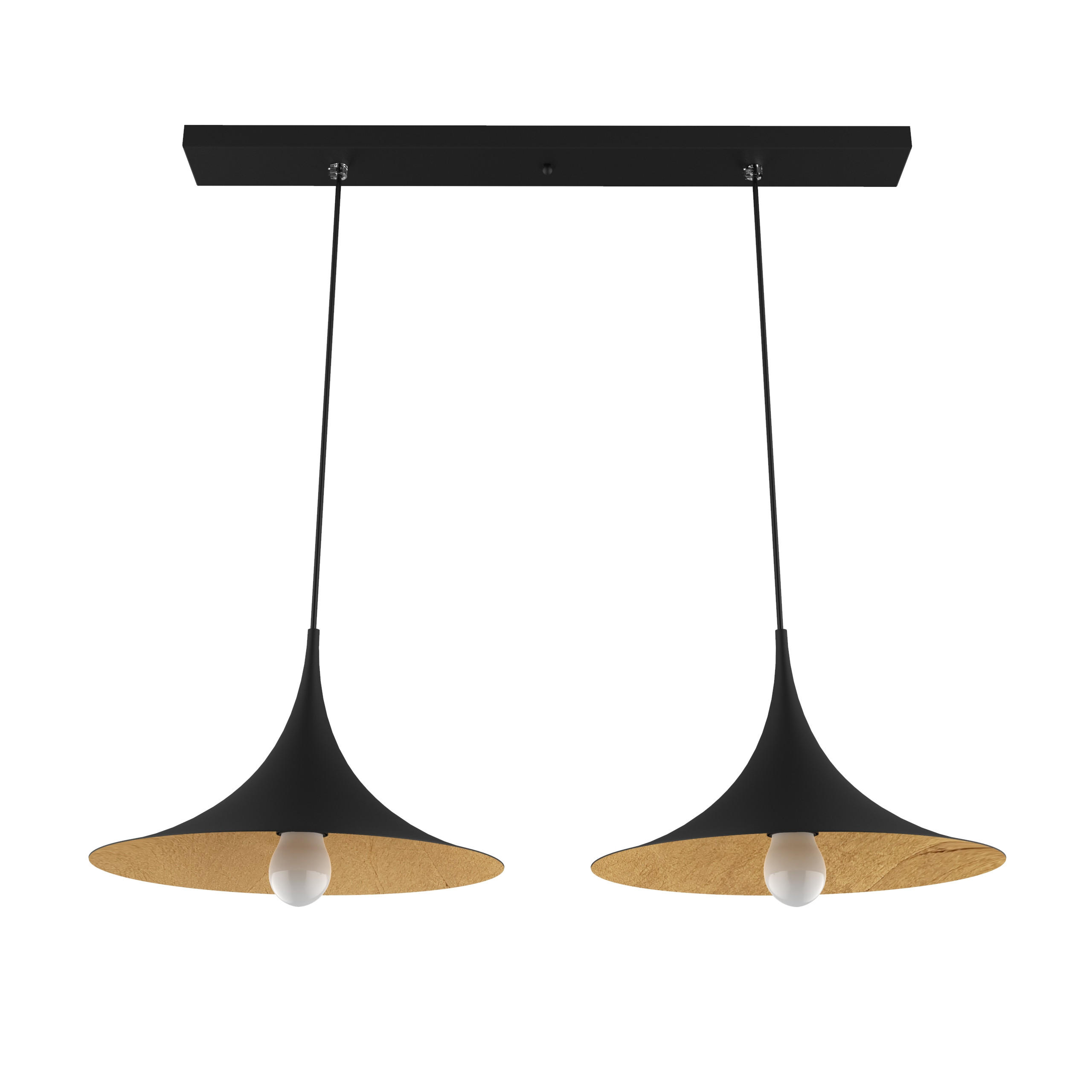 HÄNGELEUCHTE - Goldfarben, Metall (33/70/16cm) - Lumicom