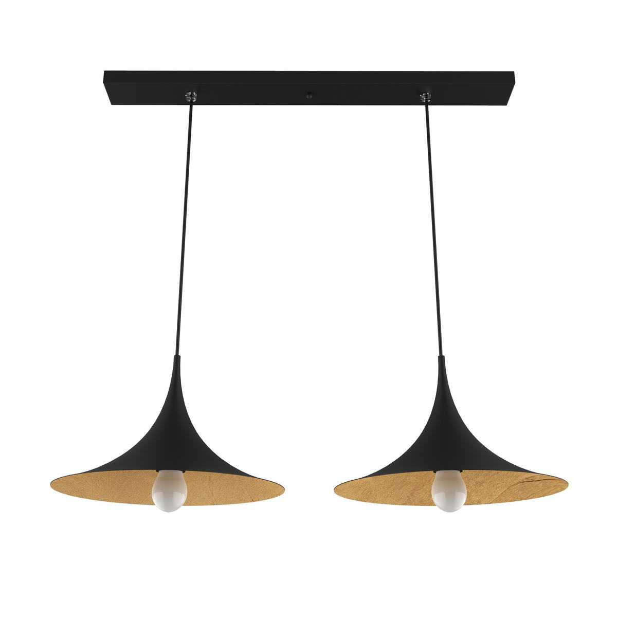 HÄNGELEUCHTE - Goldfarben, Metall (33/70/16cm) - Lumicom