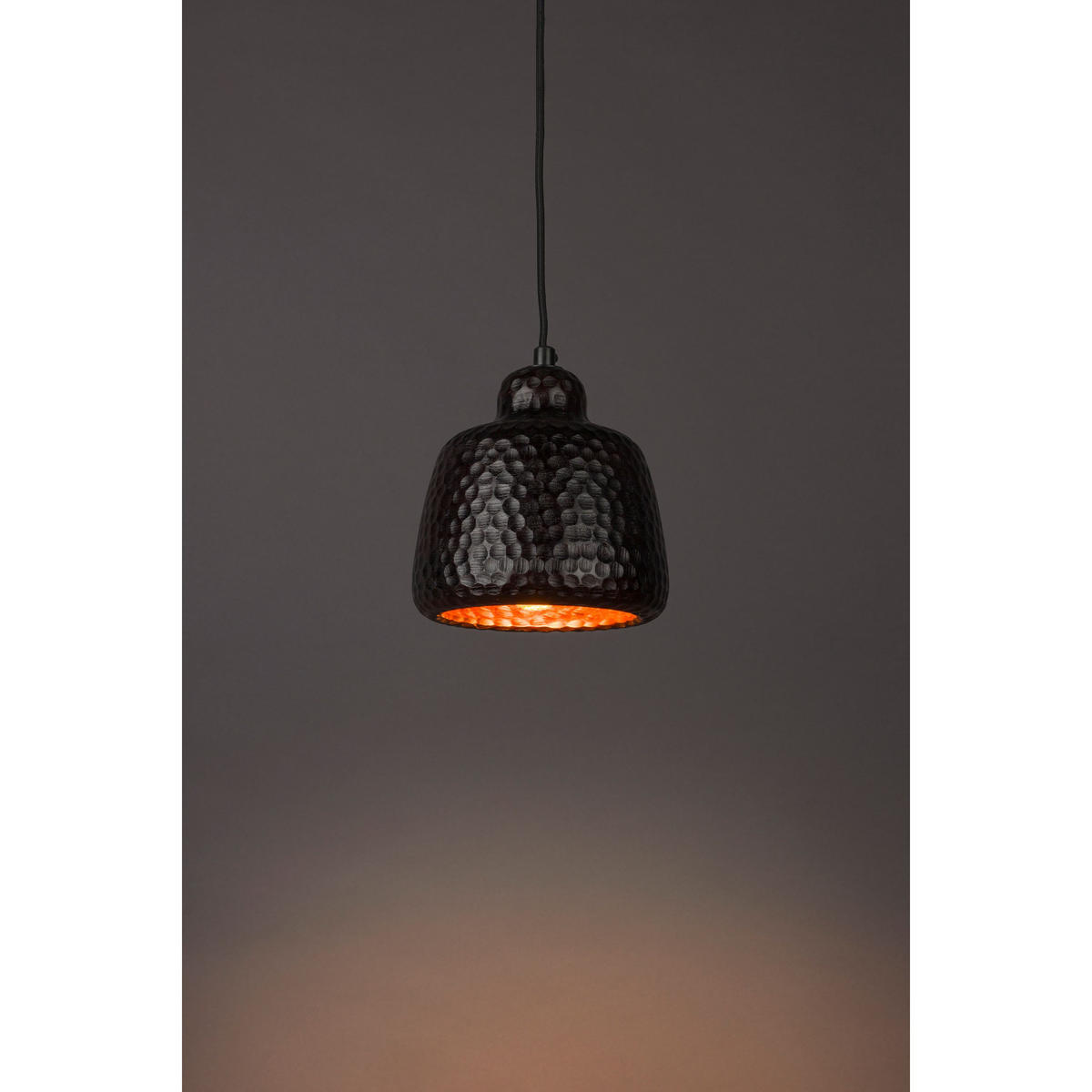 PENDELLEUCHTE Marnix Walnuss - Braun, Holz (15/15/18cm) - Dutchbone
