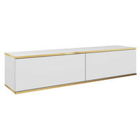 TV-HÄNGEBOARD Mucalma Weiß 135 cm - Weiß, Holzwerkstoff (135/30/32cm) - Selsey