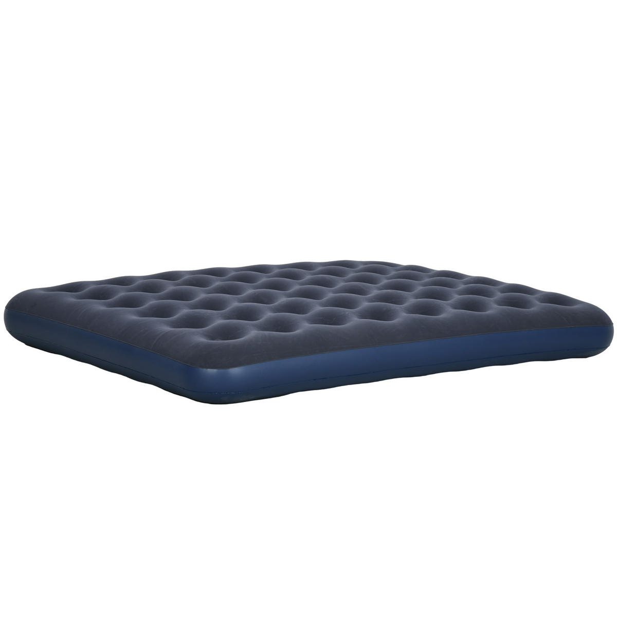 LUFTMATRATZE DE-18897 2 Personen, integrierte Handpumpe Blau - Blau, Kunststoff - ComfortXL