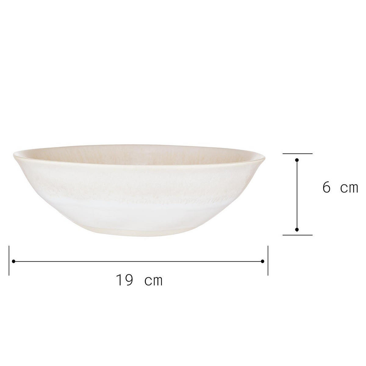 GESCHIRRSET 12-tlg. Atlantis 4 Personen - Beige, Keramik (23/3/23cm) - Butlers