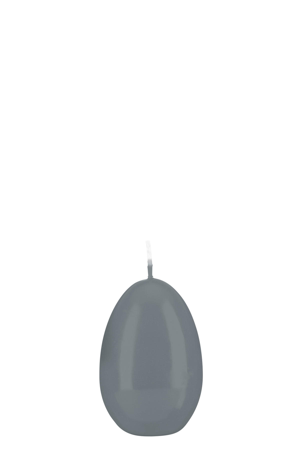 EIKERZEN Klarlack Silbergrau 60 x Ø 45 mm, 6 Stück - Hellgrau, Paraffin (4.5/6/6cm) - Kopschitz Kerzen