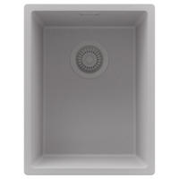 SPÜLBECKEN London Slim, 2-er set Grau 36/47 cm 1 Becken + Ablauf-Set ab 40er Unterschrank - Grau, Kunststoff (36/20/47cm) - Primagran