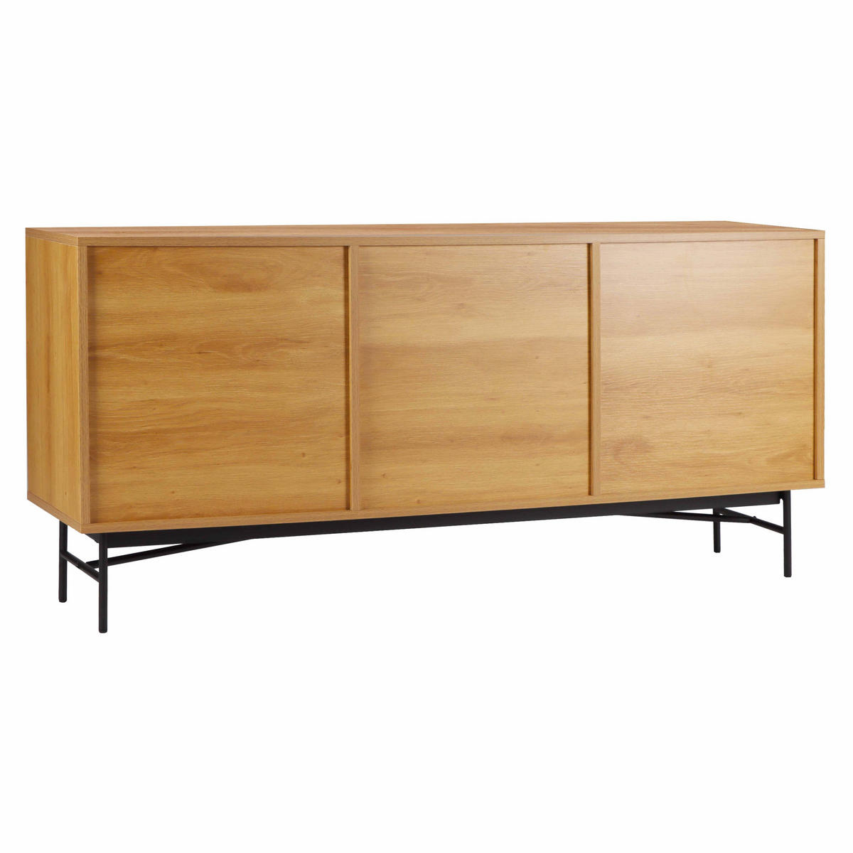 SIDEBOARD, Beigefarbe - Beige, Holz (40/75/160cm) - Oviala