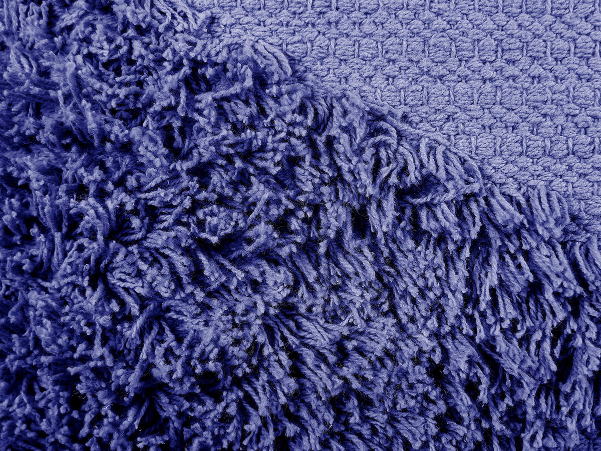 DEKOKISSEN Purpur 45/45 cm Rhoeo - Lila, Naturmaterialien/Textil (45/45cm) - Beliani