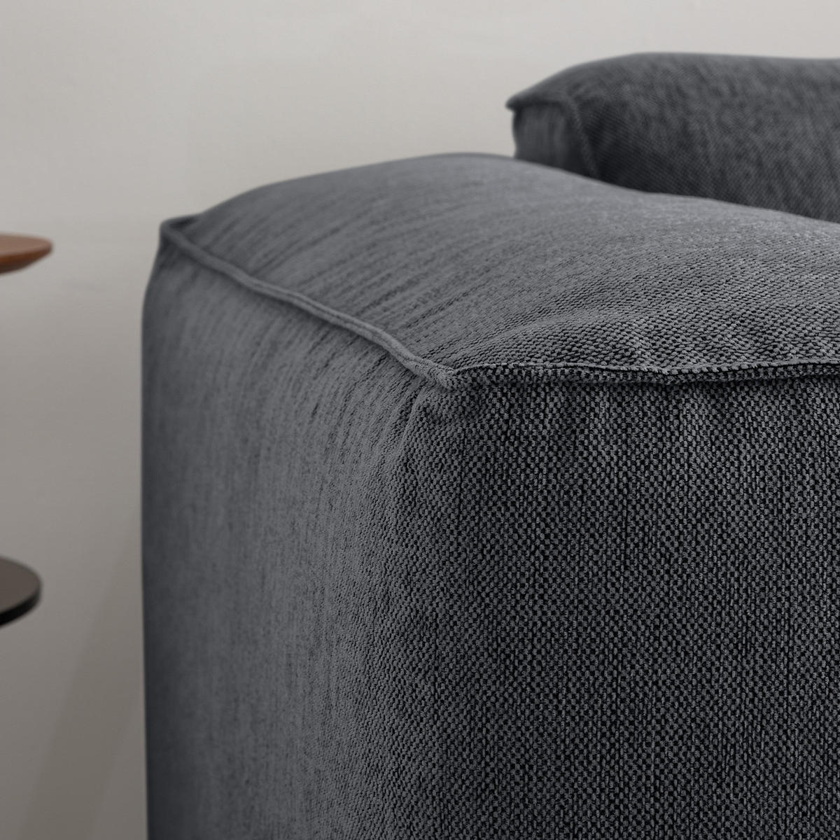 3-SITZER ECKSOFA mit Longchair - Schwarz/Grau, Kunststoff/Textil (251/173cm) - home24