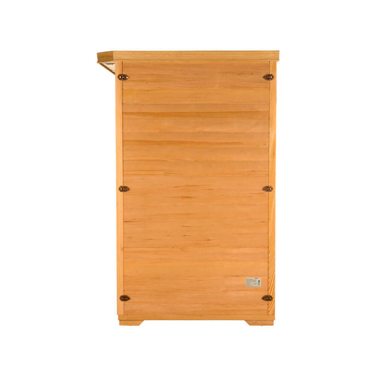 INFRAROTKABINE REDSUN L - Braun, Holz (153/190/110cm) - Home Deluxe