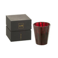 DUFTKERZE NOA - Rot - L - 60 Std. - Rot, Paraffin (15.5/18.5cm) - J-Line