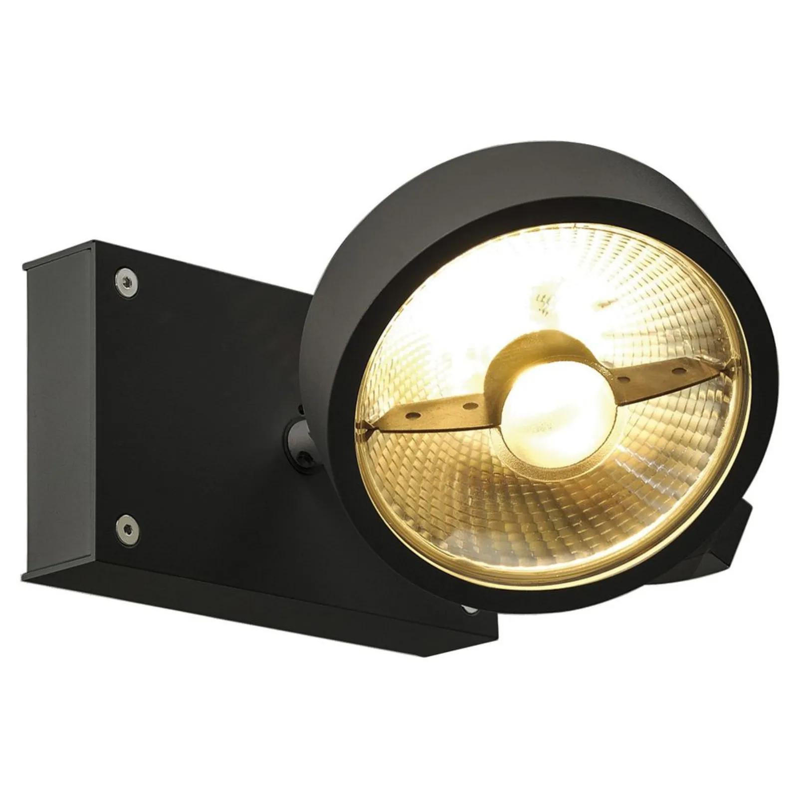 DECKENSTRAHLER Kalu - Schwarz, Metall (9/9/18cm) - SLV