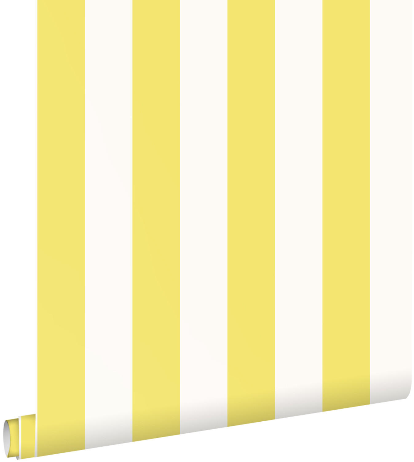 TAPETE Streifen 53 cm x 10.05 m - Gelb, Papier (53/1000cm) - ESTAhome