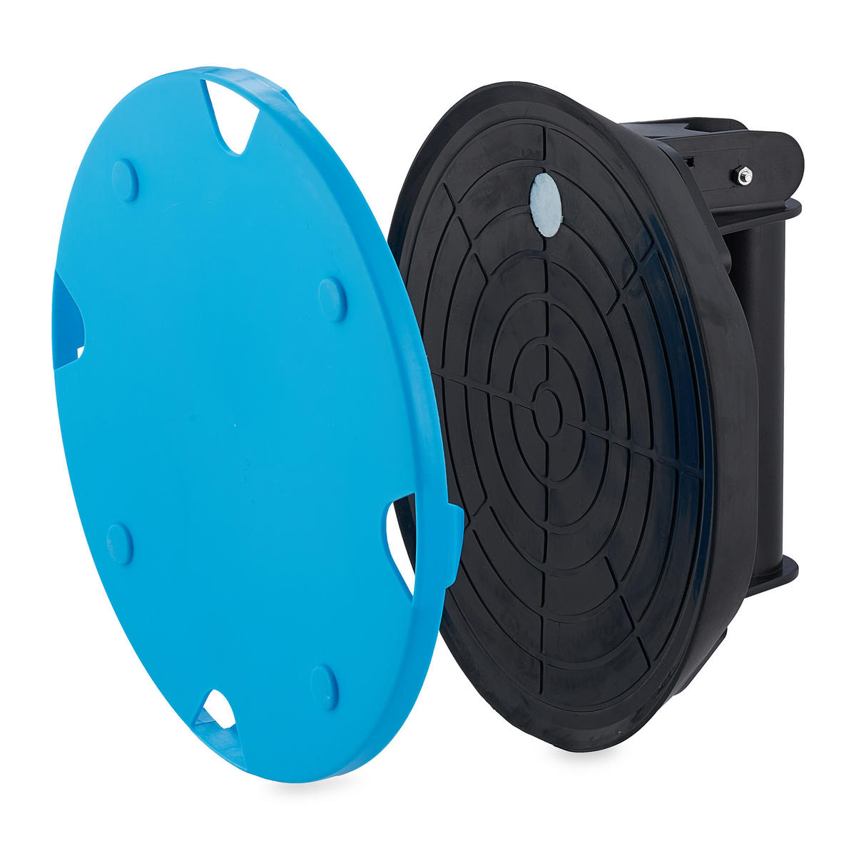 SAUGHEBER - Schwarz, Kunststoff (21/21/10cm) - Relaxdays