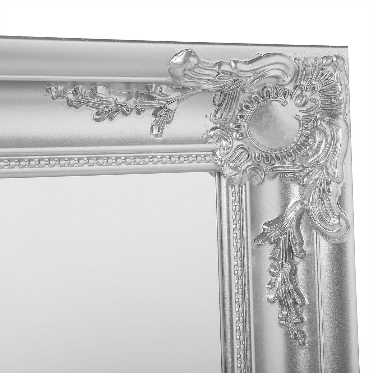 WANDSPIEGEL silber rechteckig 51/141 cm Bellac - Silberfarben, Kunststoff (51/141/4cm) - Beliani