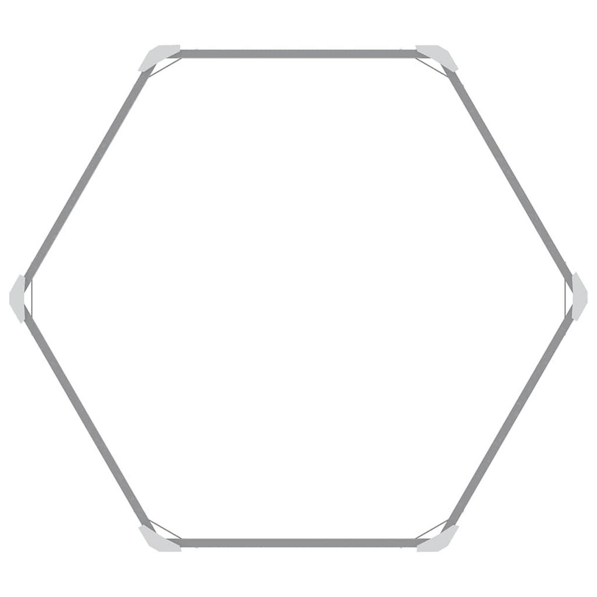 GARTEN-HOCHBEET Verzinkter Stahl 129x129x77 cm Grau - Grau, Metall (129/77/129cm) - furnicato