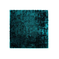 HOCHFLORTEPPICH Whisper Türkis 200x200 cm - Türkis, Textil (200/200cm) - benuta Nest