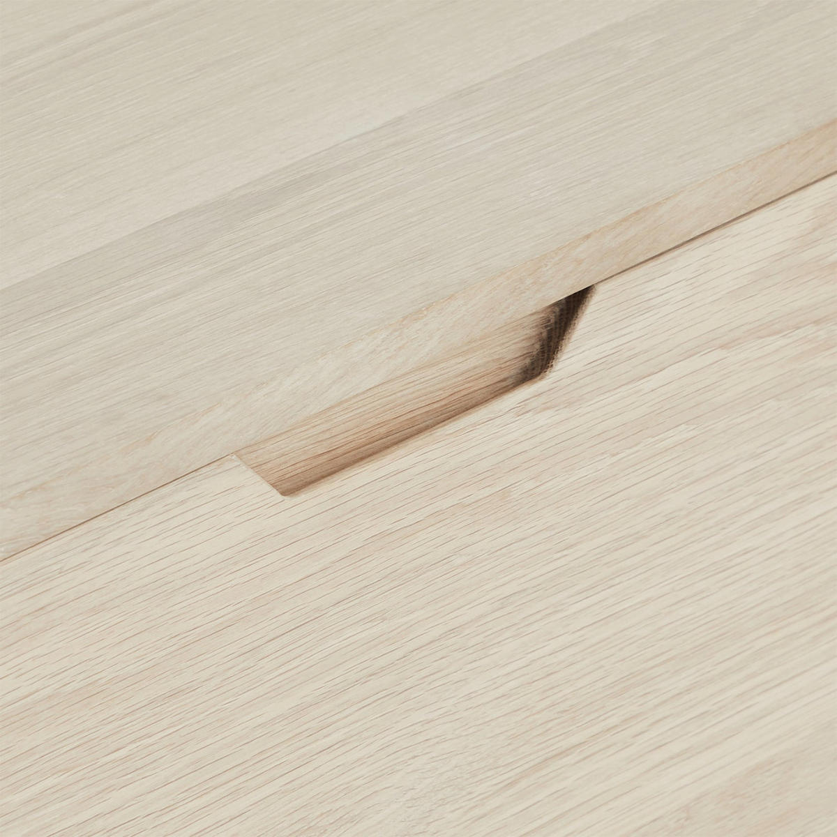 SIDEBOARD Eiche massiv - Eichefarben, Holz (180/75/45cm) - Furnhouse