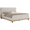 BOXBETT CAICOS 160/200 - Weiß Boucle - H4 - Weiß, Holz/Textil (160/200cm) - MKS