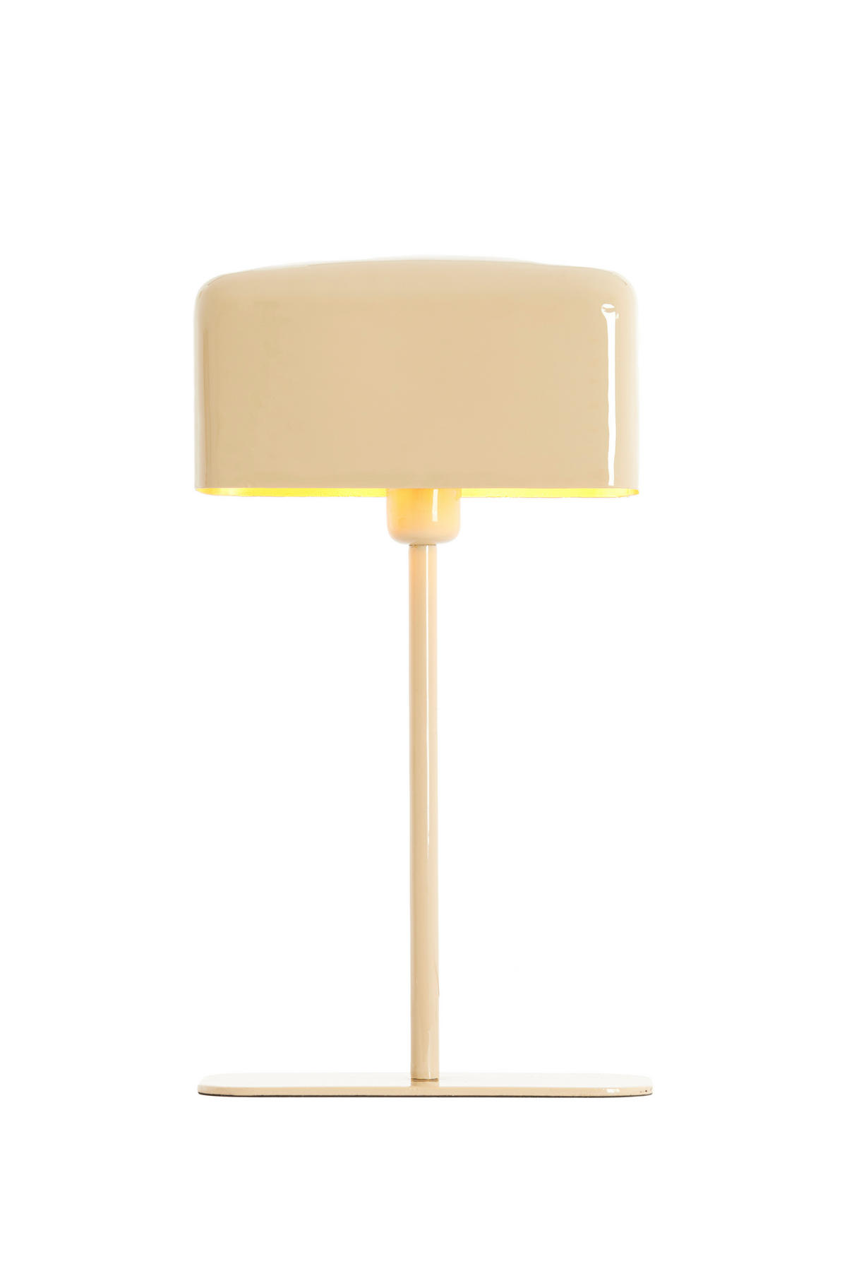 TISCHLAMPE Elenie Braun 25/13/48 cm - Hellbraun, Metall (25/13/48cm) - Light & Living