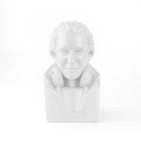 SPARDOSE Historic Hipster Mozart, Polyresin, Weiß, 8 x 9 x 14.5 cm - Weiß, Kunststoff (8/14.5/9cm) - Donkey Products