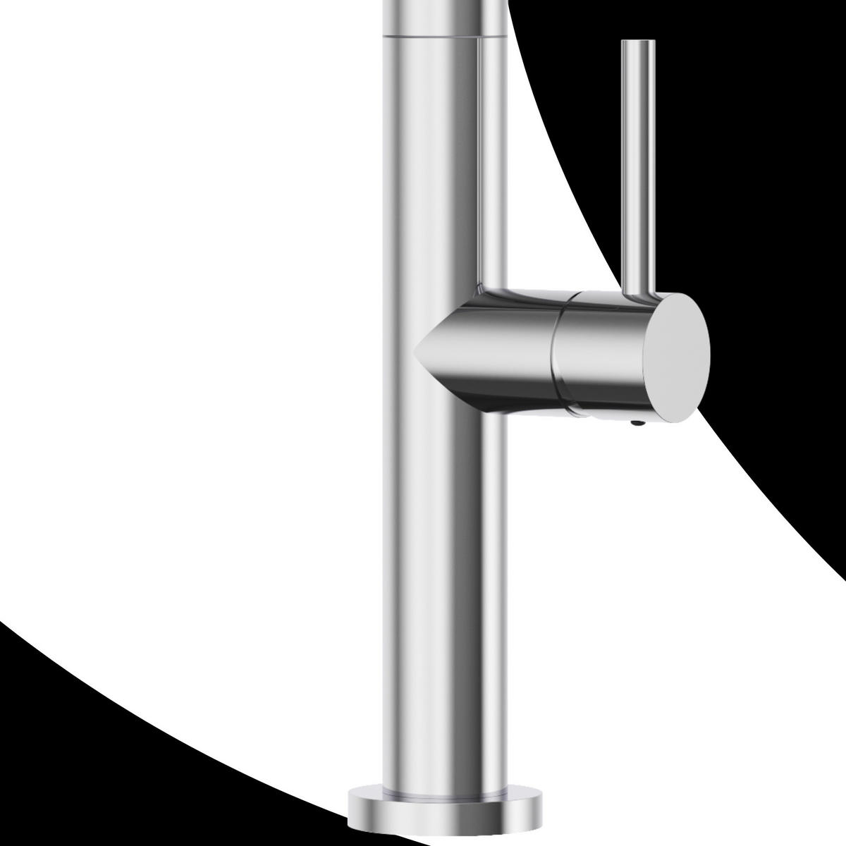 KÜCHENARMATUR Livia Chrom 43 cm Ausziehbrause 2 Strahlarten 360° 1-tlg. - Chromfarben, Metall (24/43/24cm) - Granitan