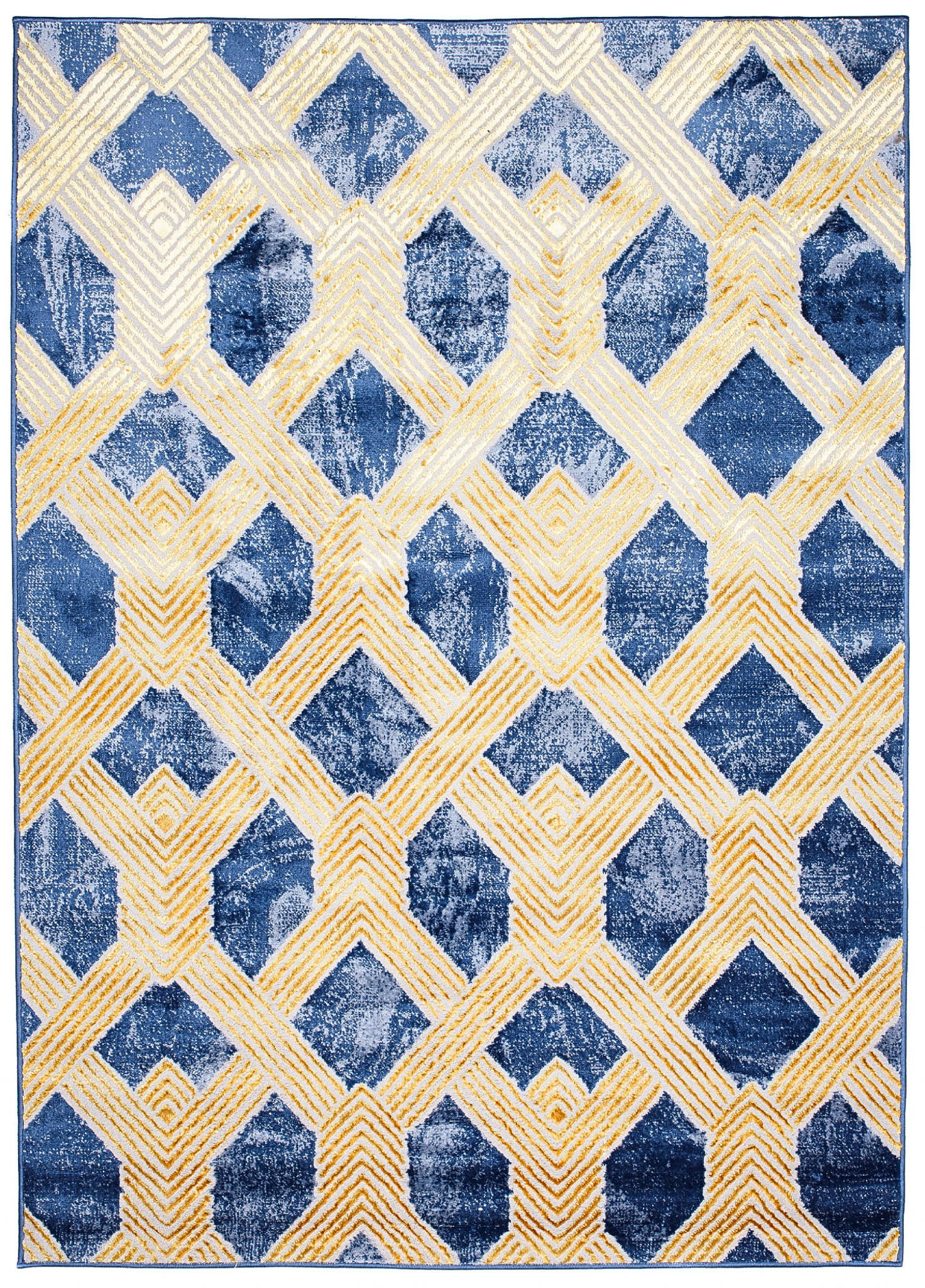 TEPPICH SHINE Dunkelblau 250/350 cm - Dunkelblau, Textil (250/350cm) - Tapiso