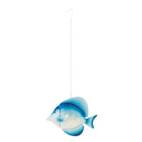 AUFHÄNGER FISCH GROßER - Blau, Metall (7.6/95.2/38.7cm) - J-Line