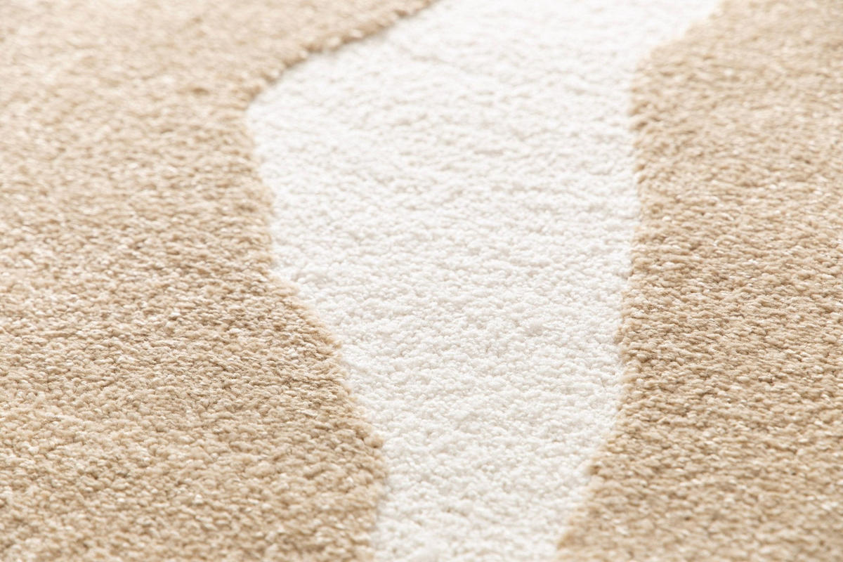 TEPPICH sehr weich mit Relief-Effekt bruin - Braun, Textil (160/230cm) - AFK Living