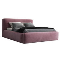 POLSTERBETT LUMO 120x200 Rosa - Rosa, Textil (120/200cm) - A&J MöbelLand