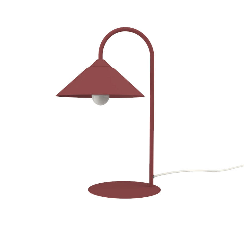 TISCHLEUCHTE Chapeau - Rot, Metall (25/35/50cm) - Lumicom