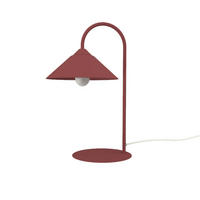 TISCHLEUCHTE Chapeau - Rot, Metall (25/35/50cm) - Lumicom