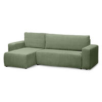 ECKSOFA Kingi Salbeigrün - Salbeigrün, Textil (244/142cm)
