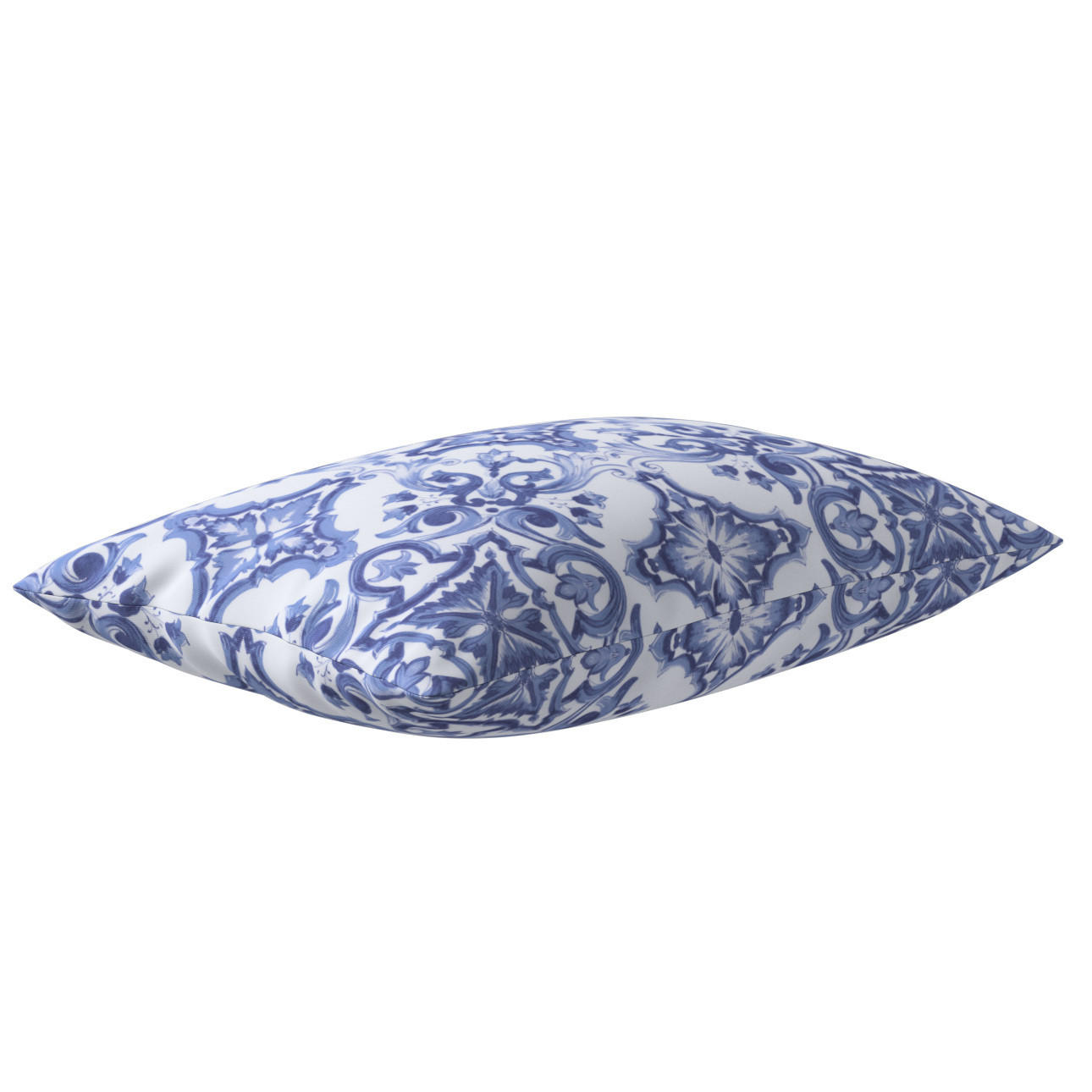 KISSENHÜLLE Mia 47x28 cm - Blau, Textil (47/1cm) - Dekoria
