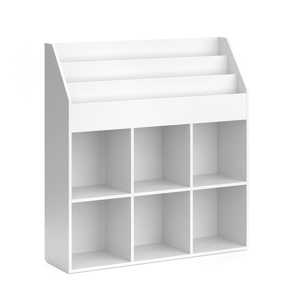 KINDERREGAL Luigi Weiß 107.2 x 114.2 cm - Weiß, Holzwerkstoff (107.2/114.2/31.2cm) - Vicco