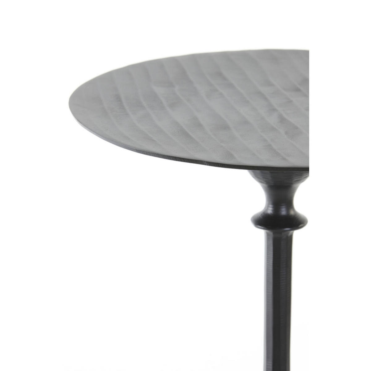 BEISTELLTISCH Janna Schwarz Ø40/50 cm - Schwarz, Metall (40/40/50cm) - Light & Living