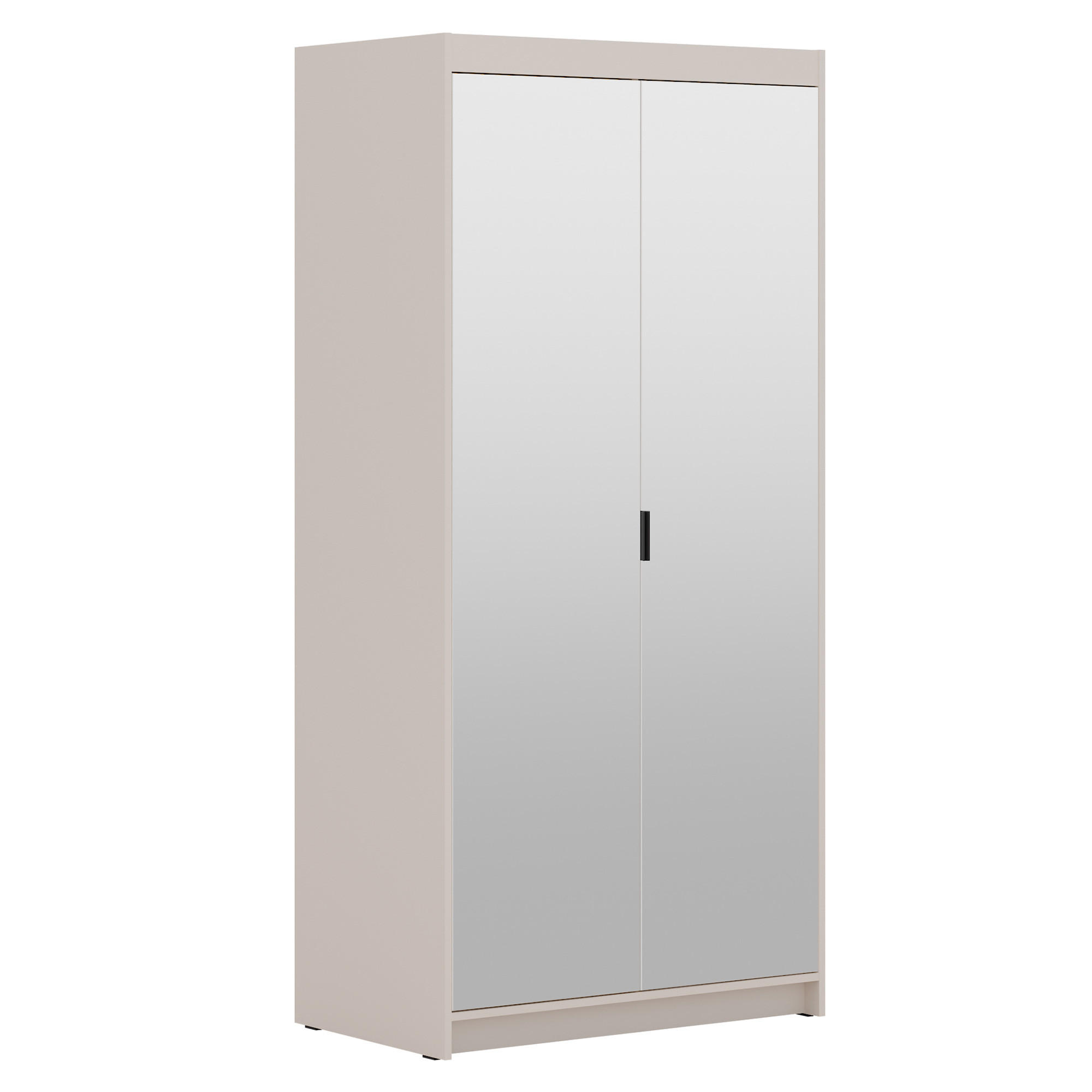 Beautysofa Drehtürenschrank Sand 90x190x53 cm