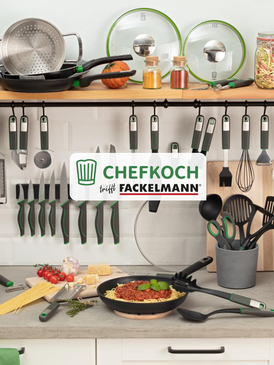Küchenuntensilien von Chefkoch trifft Fackelmann
