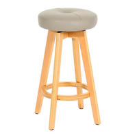 BARHOCKER taupe - Taupe, Holz (45/67/45cm) - MCW
