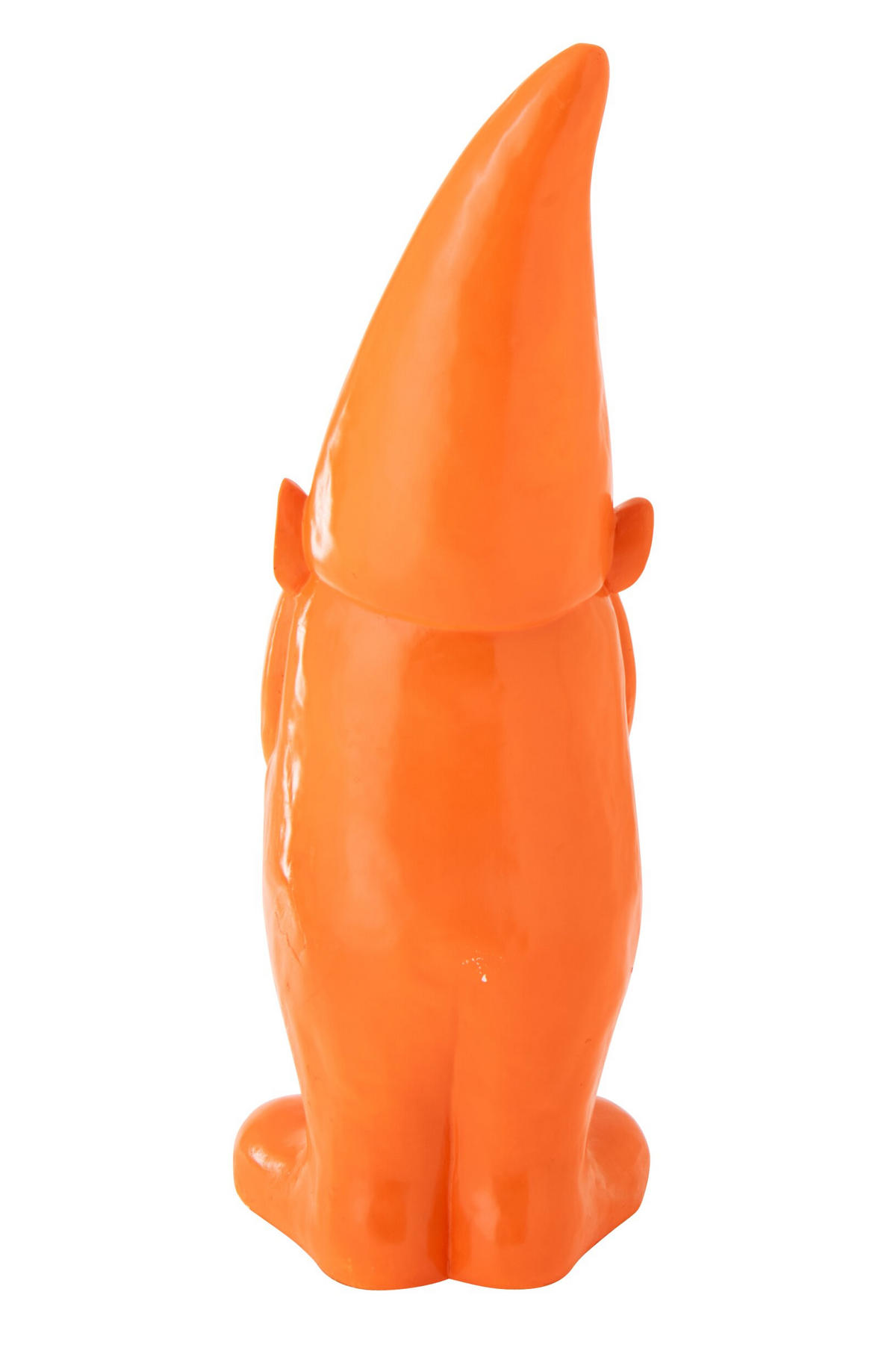 DEKO KOBOLD ORANGE - Orange, Glas/Naturmaterialien (54/142/56cm) - J-Line