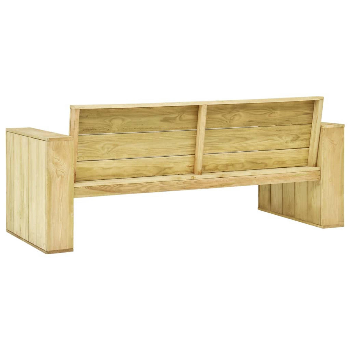 GARTENBANK 179 cm Imprägniertes Kiefernholz - Braun, Holz (179/76/76cm)