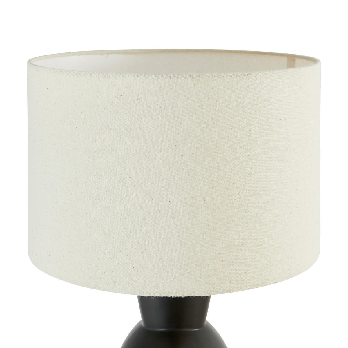TISCHLAMPE Keramikfuß Yulia H. 59 cm - Schwarz, Keramik (28/28/59cm) - Atmosphera Createur d´interieur