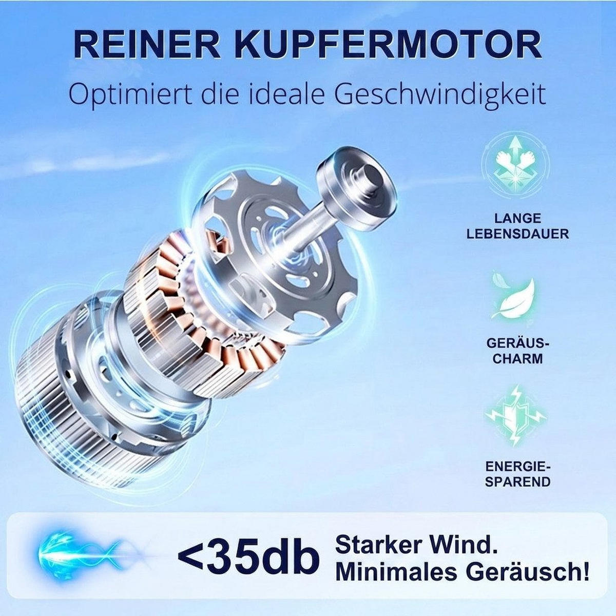 DECKENLEUCHTE mit 3 Holzflügeln, 3-Stufen Dimmer, DC-Motor - Schwarz, Holzwerkstoff (107/107/45.7cm) - BEXEVUE