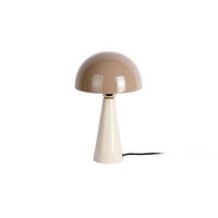 TISCHLAMPE Prague - Creme/Braun - 30 cm - Beige/Creme, Metall (20/20/30cm) - Leitmotiv