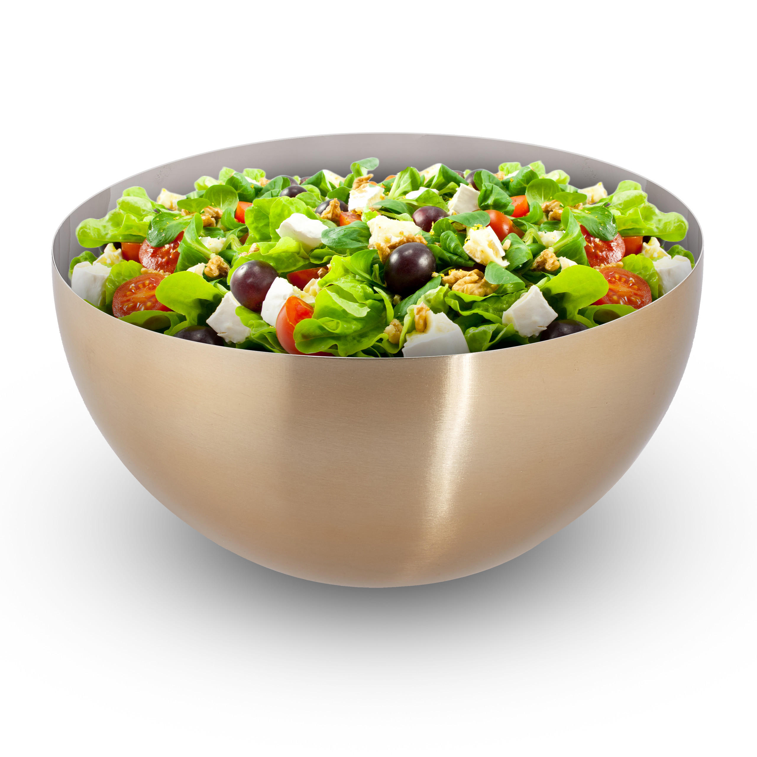 SERVÍROVACIA misa - viacfarebná, kov (25/12.5/25cm) - Relaxdays