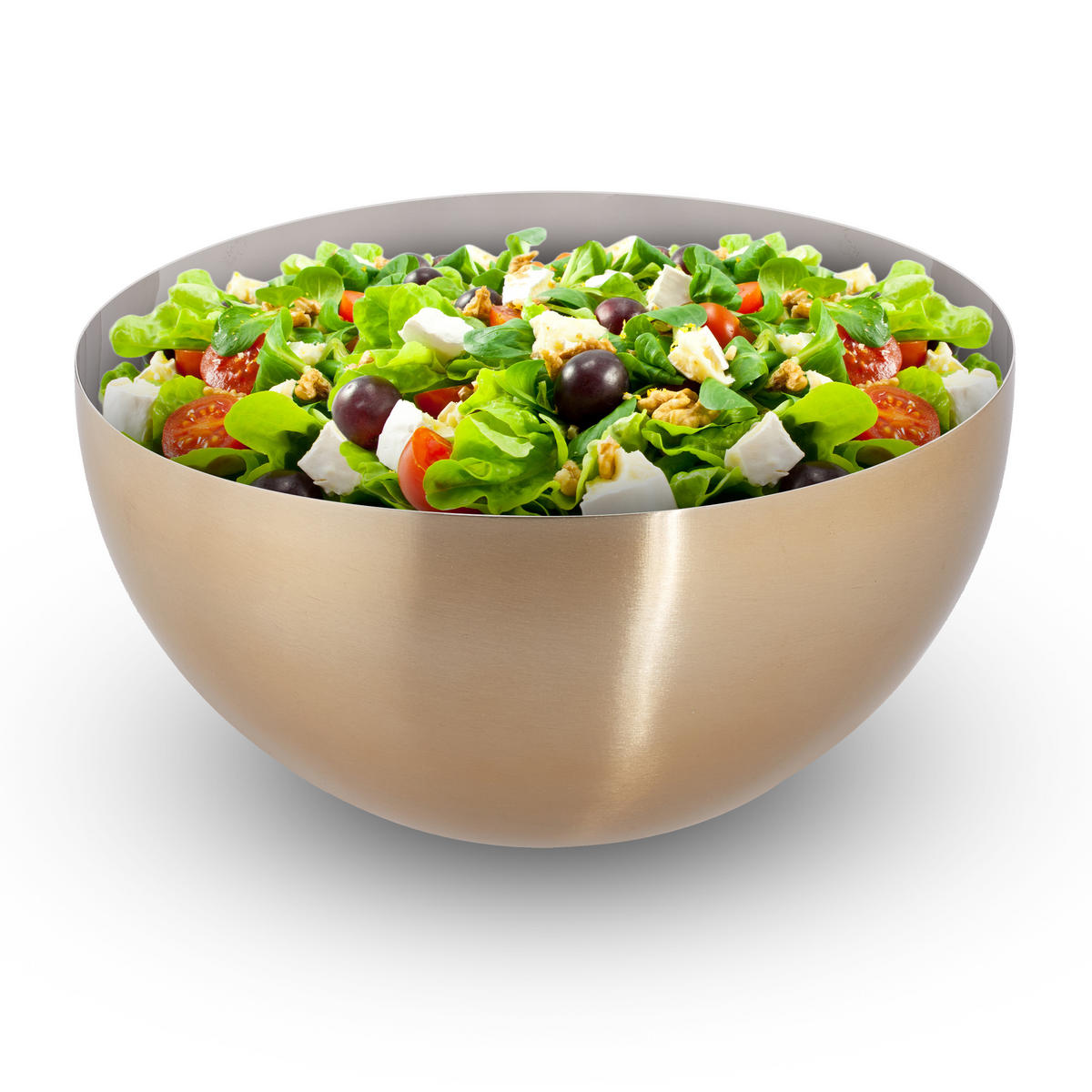 SERVÍROVACIA misa - viacfarebná, kov (25/12.5/25cm) - Relaxdays